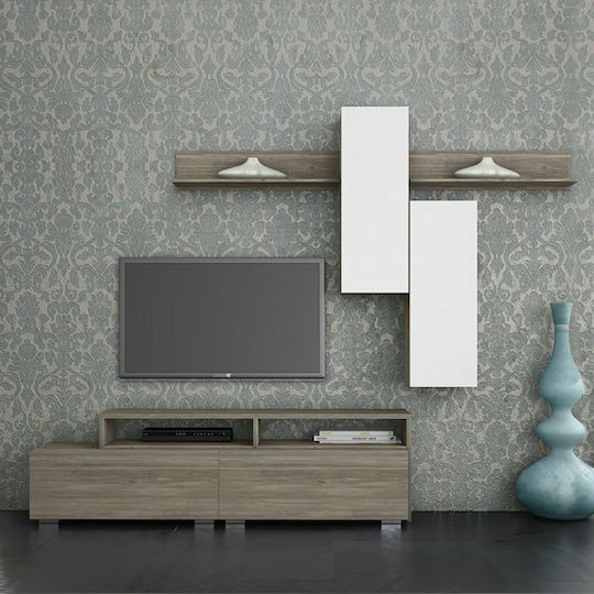 Σύνθετο Σαλονιού Smart No 3D Λευκό Μ292xΒ45xΥ220εκ. Σύνθετο Σαλονιού Smart No 3D Λευκό Μ292xΒ45xΥ220εκ.