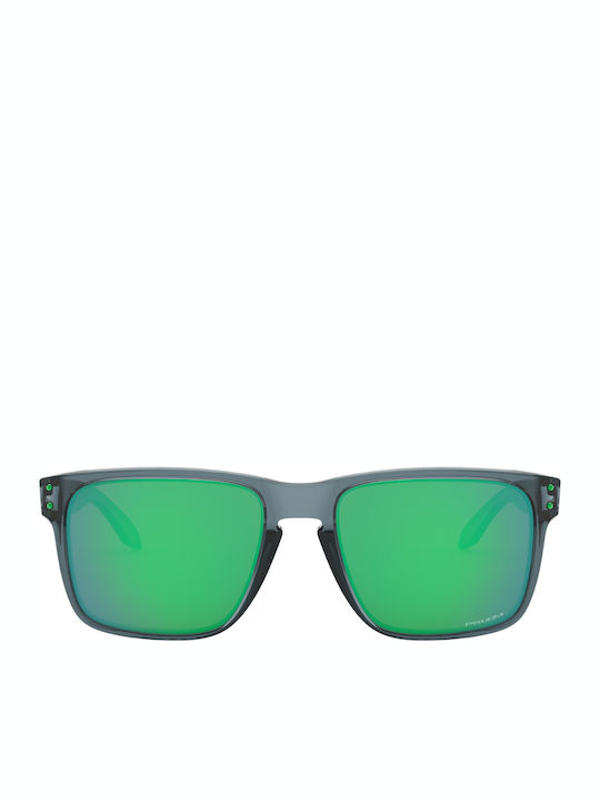 Oakley Holbrook XL Men's Sunglasses with Gray Plastic Frame and Green Mirror Lens OO9417-14