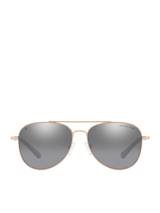Michael Kors San Diego Sonnenbrillen mit Rose Gold Rahmen und Gray Linse MK1045 110882