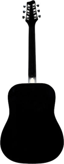 Stagg Ακουστική Κιθάρα SA20D LH για Αριστερόχειρες Black