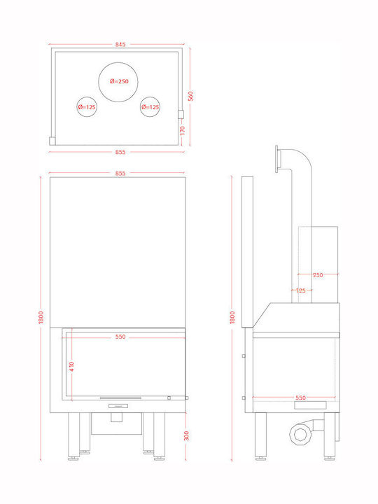 CHytiria Misailidi T-75 Corner 45-75 BG Енергийна вмъкната касета Дърво Въздуховоди 15.5кВт Затворен разширителен съд CHytiria Misailidi T-75 Corner 45-75 BG Енергийна вмъкната касета Дърво Въздуховоди 15.5кВт Затворен разширителен съд