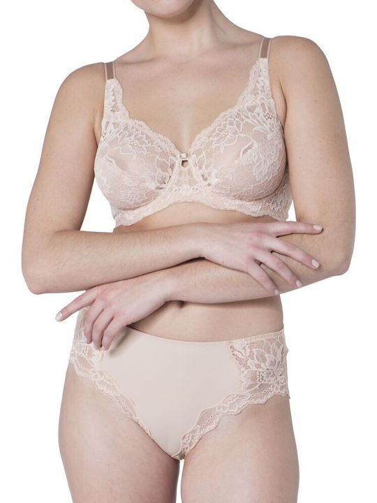 Amourette Charm Bra without Padding Underwire Beige