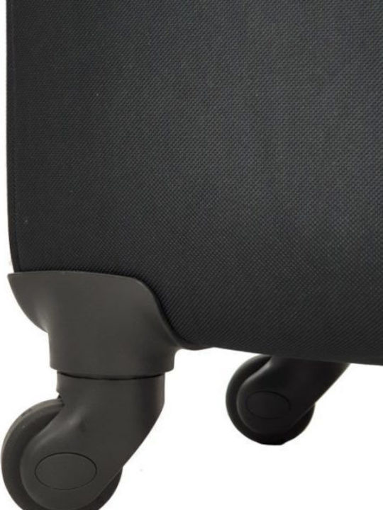 Forecast Set De 2 Valize De Călătorie Din Material Textil Negre Cu 4 Roți Și Înălțime Maximă 65 Cm