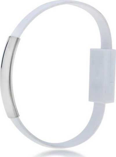 Akyga Converter USB-A male to micro USB male White 1pcs AK-AD-34