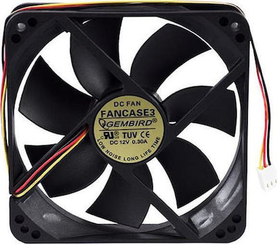 Gembird Fan Case 3 Ball Case Fan 120mm με Σύνδεση 3-Pin