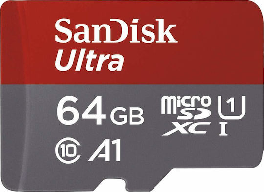 Sandisk Ultra microSDXC 64GB Class 10 U1 A1 UHS-I with Adapter