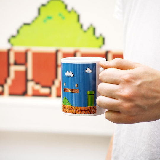 Paladone Nintendo Super Mario Bros. Heat Change Mug Heat Change Κούπα Κεραμική Πολύχρωμη 300ml Paladone Nintendo Super Mario Bros. Heat Change Mug Heat Change Κούπα Κεραμική Πολύχρωμη 300ml