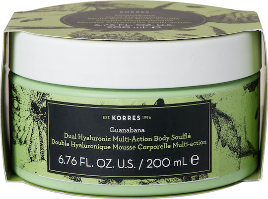 Korres Double Hualuronic Multi Action Guanabana Butter hidratant pentru corp cu Acid hialuronic pentru piele uscată 200ml
