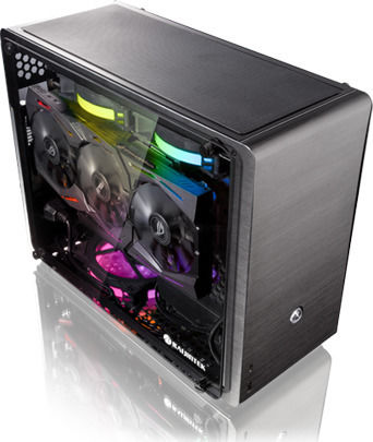 Raijintek Ophion Evo Gaming Mini Tower Κουτί Υπολογιστή με Πλαϊνό Παράθυρο Μαύρο