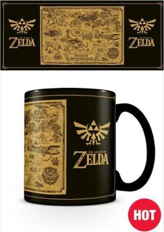 Pyramid International Legend of Zelda - Map Heat Change Κούπα Κεραμική Μαύρη 315ml Pyramid International Legend of Zelda - Map Heat Change Κούπα Κεραμική Μαύρη 315ml