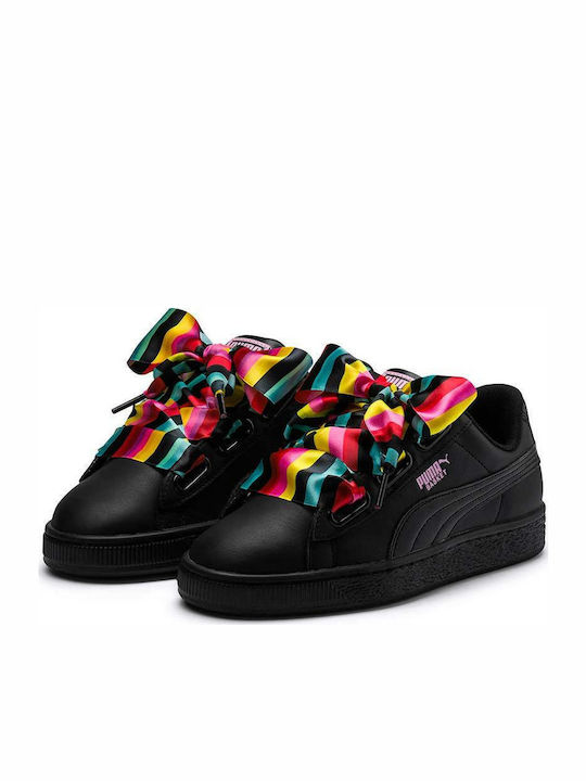 Puma Basket Heart Generation Hustle Sneakers Black