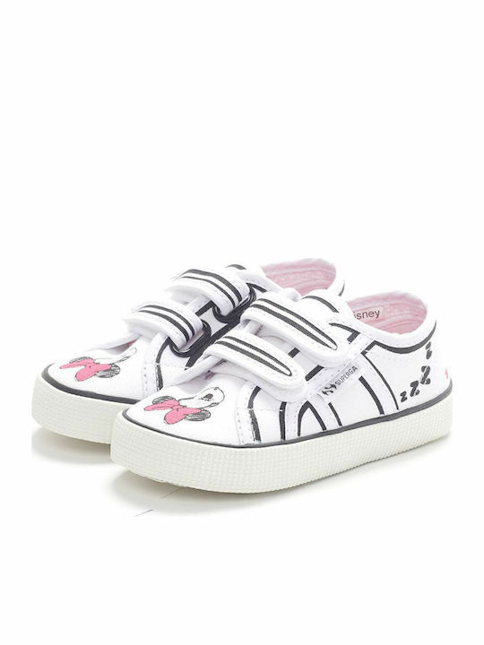 Kids Sneakers with Scratch White