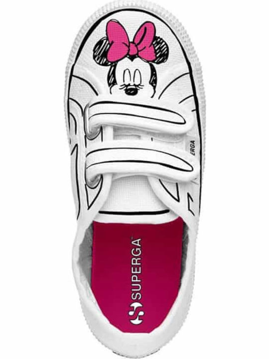 Kids Sneakers with Scratch White