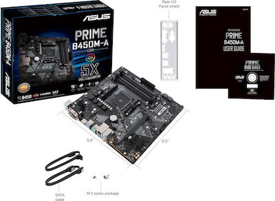Asus Prime B450M-A/CSM Motherboard Micro ATX με AMD AM4 Socket