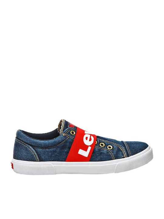 Bermuda Elastic Kids Sneakers Slip-on Blue
