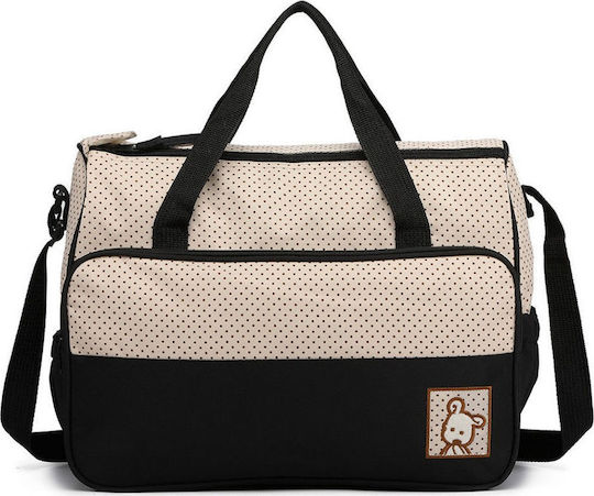 Miss Lulu Shoulder/Hand Diaper Bag Diaper Bag Black