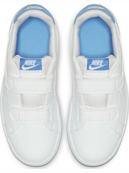 Nike Court Royale PSV Kids Sneakers with Scratch White / University Blue