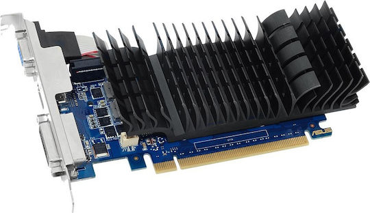 Asus GeForce GT 730 2GB GDDR5 Silent with Brackets Κάρτα Γραφικών