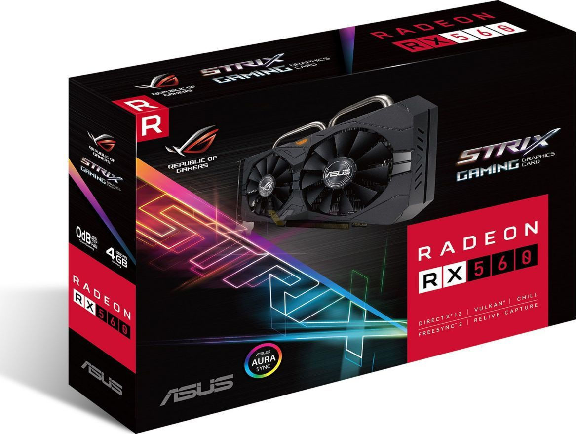 Asus rx 560 4gb rog strix разгон