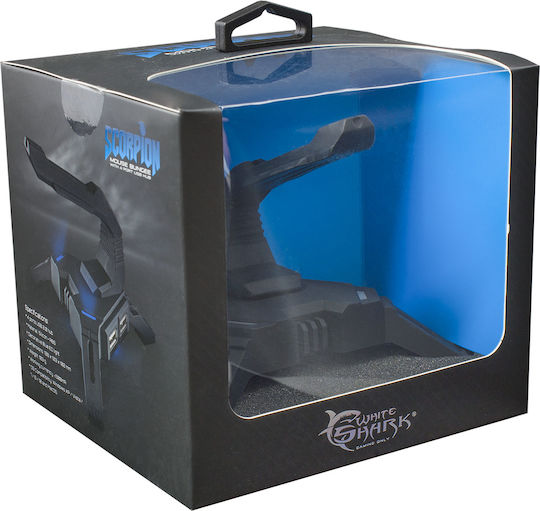 White Shark Mouse Bungee USB Hub X-200 Scorpion Black