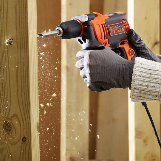 Black & Decker Impact Drill 550W with 2x drills 6mm