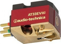 Audio Technica Moving Coil Turntable Cartridge AT33EV Red