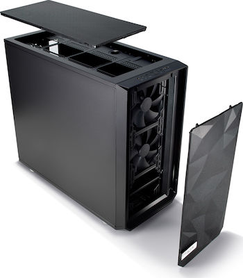 Fractal Design Meshify S2 Turnul Midi Cutie de calculator Negru