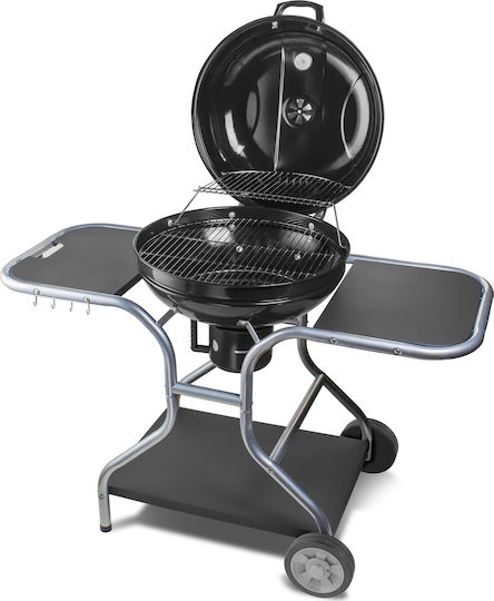 Fieldmann Grătar cu Cărbuni Cazan cu Capac și Termometru 54cmx54cm