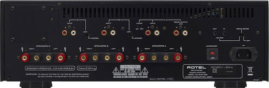 Rotel RMB-1506 Power Amplifier Hi-Fi Amplifier Stereo 80W/4Ω 50W/8Ω Black