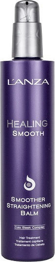 L' Anza Healing Smooth Straightening Balm Cremă Protecție termică pentru păr împotriva Electrizării 250ml