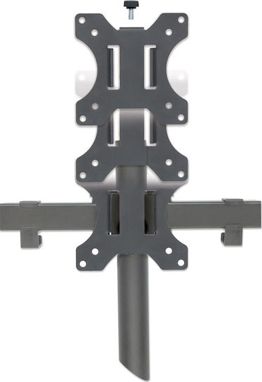 Manhattan Stand Desk Mounted for 3 Monitors up to 27" with Arm (461658)