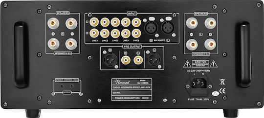 Vincent Ολοκληρωμένος Ενισχυτής Hi-Fi Stereo 400W/4Ω 200W/8Ω SV-238 MK Μαύρος