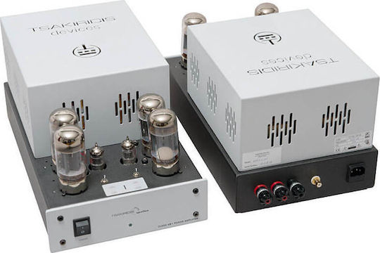 Tsakiridis Devices Apollon Plus Λαμπάτος Τελικός Ενισχυτής Hi-Fi Mono 90W/8Ω Ασημί