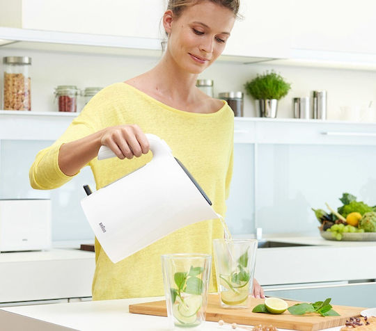 Braun PurEase Fierbător 1.7lt 2200W Alb