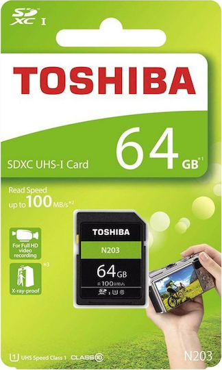 Toshiba N203 SDXC 64GB Class 10 U1 UHS-I