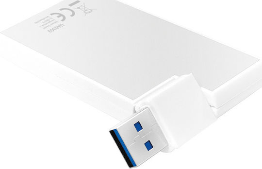 LogiLink Hub USB 3.0 Cu 4 Porturi USB-A Argintiu