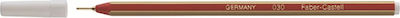 Faber-Castell Goldfaber 030 Stift Kugelschreiber nullmm mit Rot Tinte