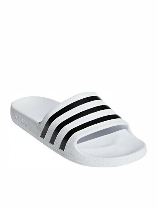 Adilette Aqua Men's Slides Cloud White / Core Black