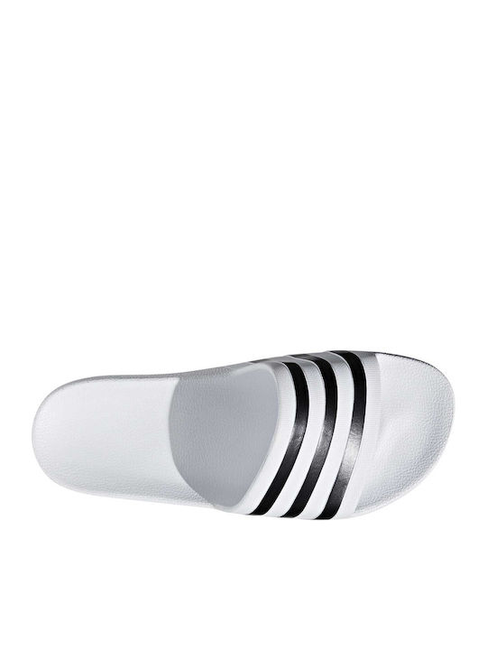 Adilette Aqua Men's Slides Cloud White / Core Black