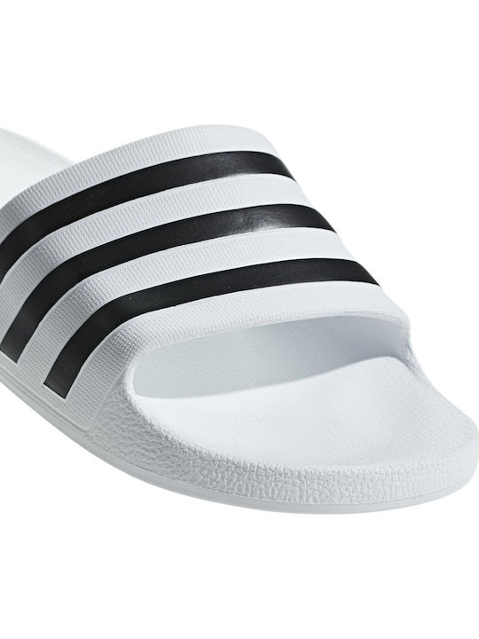 Adilette Aqua Men's Slides Cloud White / Core Black