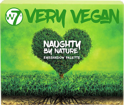 W7 Cosmetics Very Vegan Παλέτα με Σκιές Ματιών σε Στερεή Μορφή Naughty By Nature 15gr