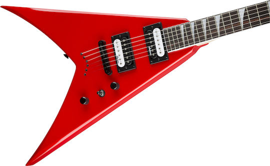 Jackson JS Series King V JS32T Електрическа Китара Flying V с HH Конфигурация на Пикапите Ferrari Red
