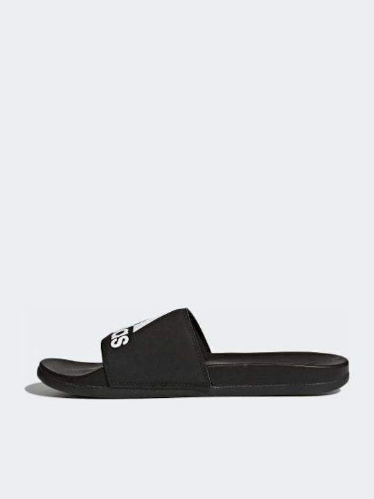 Adilette Cloudfoam Plus Logo Men's Slides Black