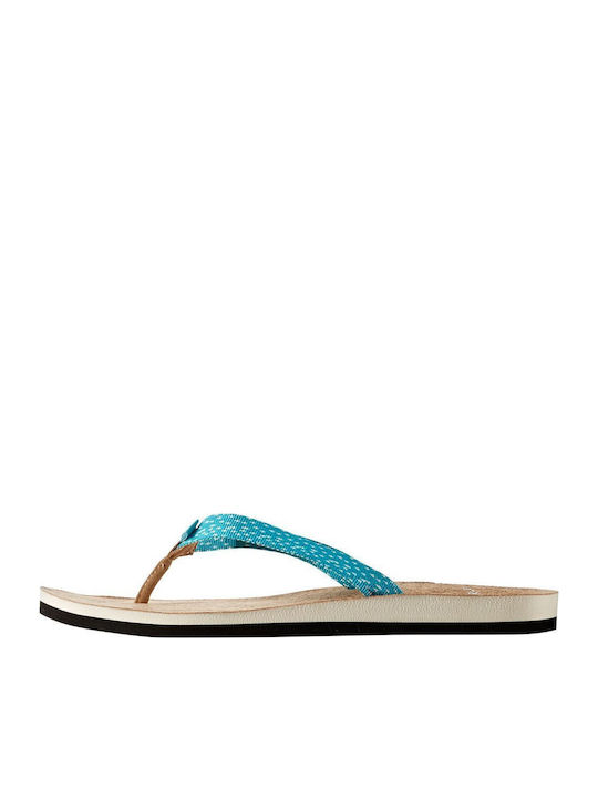 Eezay Parley Frauen Flip Flops in Türkis Farbe