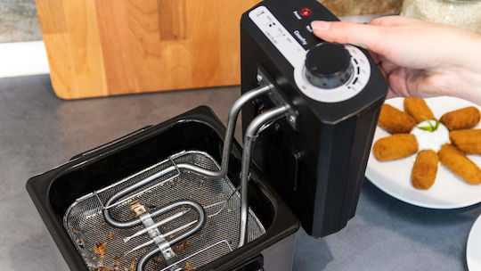 Cecotec CleanFry Φριτέζα Λαδιού 1.5Es Silber
