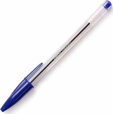 Bic Στυλό Ballpoint 1.0mm με Μπλε Mελάνι Cristal Original