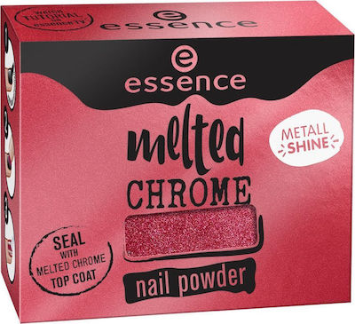 Essence Melted Chrome Nail Powder Dekopulver für Nägel in Rot Farbe