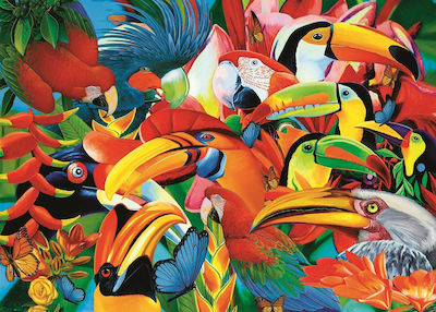 Colorful Birds Puzzle 2D 500 Pieces