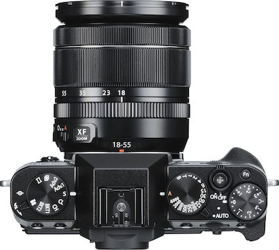 Fujifilm Mirrorless Φωτογραφική Μηχανή X-T30 Crop Frame Kit (XF 18-55mm F2.8-4 R LM OIS) Black
