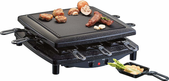 Steba RC 2.1 Tabletop Grătar Electric Raclette Placă Striată 1450W cu Termostat Reglabil 26bucx26buccm